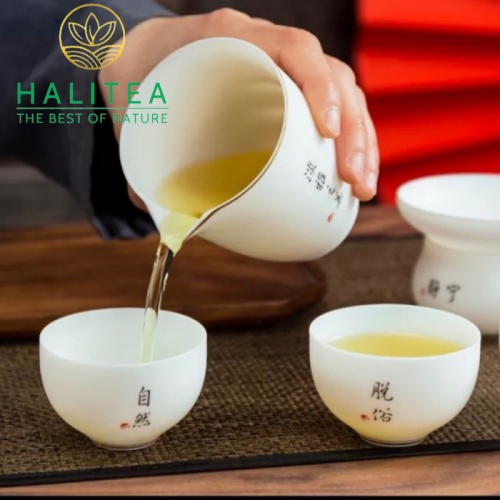 Chén Trà Sứ Đức Hóa Trắng Cao Cấp 55ml