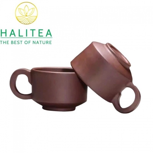 Cốc Tử Sa Có Quai (Tách Trà) – Thủ Công Tử Nê Nguyên Khoáng Nghi Hưng - 80ml