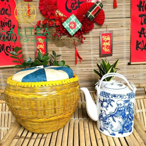 Combo Bộ Ấm Tích 1,5L, 3,0L+ Giành Ủ Trà + Trà Sơn Mật Hồng Sâm 200Gr