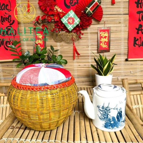 Combo Bộ Ấm Tích 1,5L, 3,0L+ Giành Ủ Trà + Trà Sơn Mật Hồng Sâm 200Gr