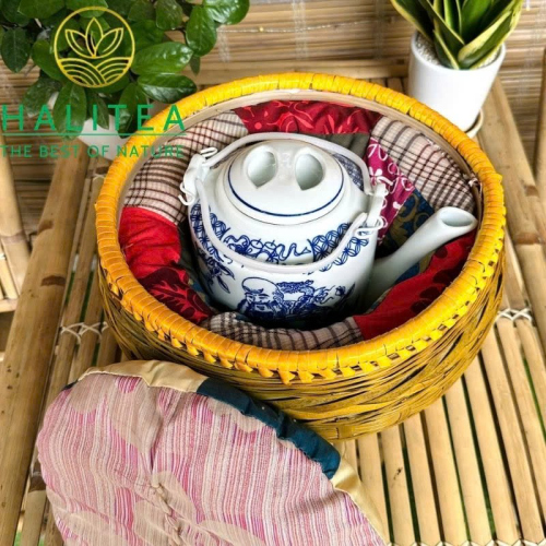 Combo Bộ Ấm Tích 1,5L, 3,0L+ Giành Ủ Trà + Trà Sơn Mật Hồng Sâm 200Gr