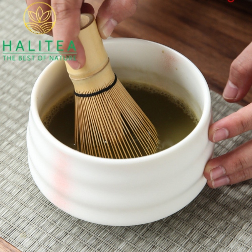 Combo Bộ Trà Cụ Nhật Bản Pha Trà Matcha 4 Món Hộp Giấy Kraft