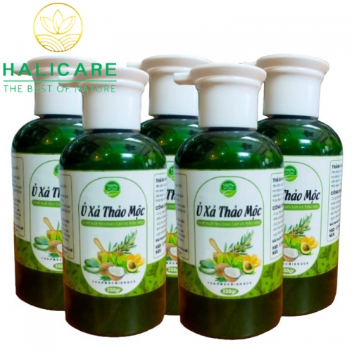 Combo Gội Xả Bồ Kết Thảo Dược HaliCare - Tóc Khỏe, Bóng Mượt