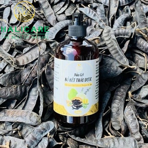 Combo Gội Xả Bồ Kết Thảo Dược HaliCare - Tóc Khỏe, Bóng Mượt
