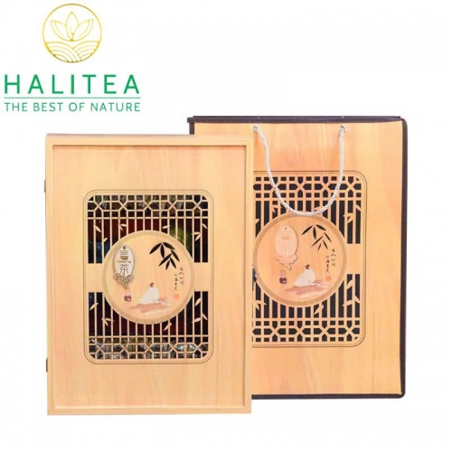 Combo Hộp Trà Đại Hồng Bào 320gr + Bộ Ấm Thiên Mục Cao Cấp