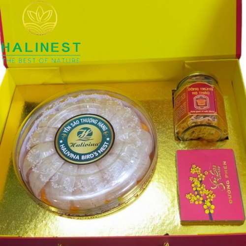 Combo Tổ Yến Rút Lông Tổ 100g+ Đông Trùng Hạ Thảo Sấy Thăng Hoa 10gr