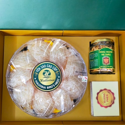 Combo Tổ Yến Tinh Chế 100g+ Đông Trùng Hạ Thảo VN Sấy Thăng Hoa 10gr