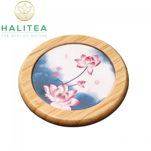 Đế Lót Chén Trà Đá Thấm Thuỷ Tròn Cao Cấp
