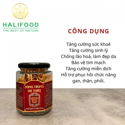 Đông Trùng Hạ Thảo VN Sấy Thăng Hoa Loại 1 Hộp Cao Cấp 20gr