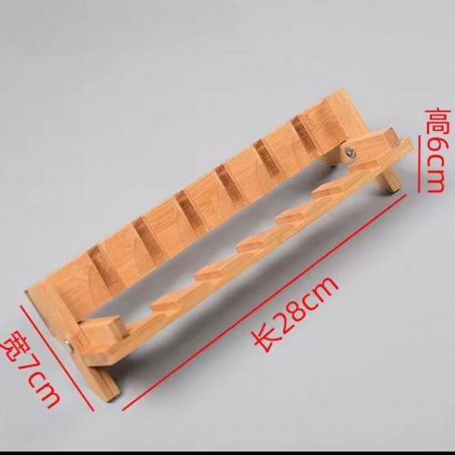 Giá Gác Chén Trà Bằng Tre 6 Chén