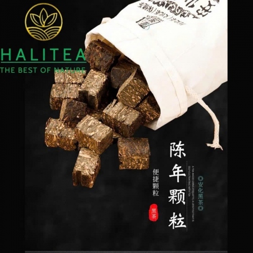 Hắc Trà An Hóa 2015 Viên Gạch Cắt Sẵn Túi 500g