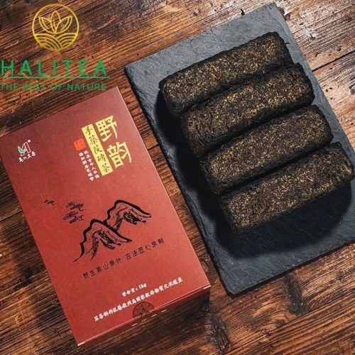 Hắc Trà An Hoá Hồ Nam Kim Hoa 2017 – Bánh Trà 1kg