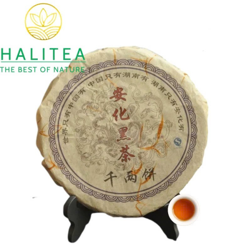 Hắc Trà An Hóa Kim Hoa Thiên Lượng Bính Hồ Nam 650g