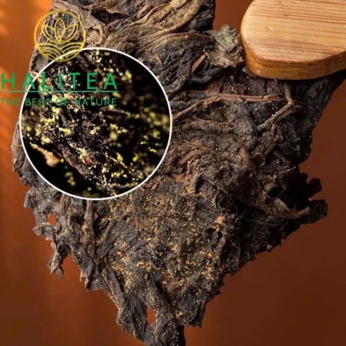 Hắc Trà Kim Hoa Hồ Nam An Hoá 2015 – Bánh 220g