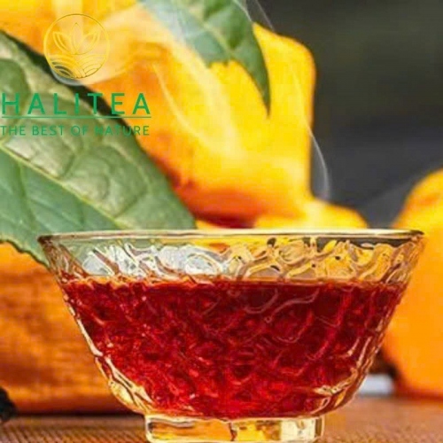 Hắc Trà Kim Hoa Hồ Nam An Hoá 2015 – Bánh 220g