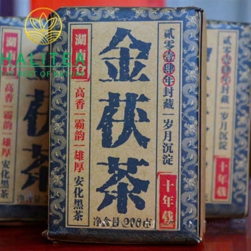 Hắc Trà Kim Hoa Hồ Nam An Hoá 2015 – Bánh 220g