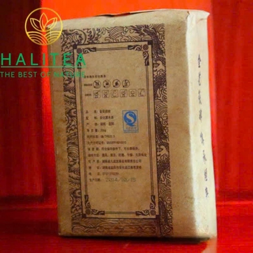 Hắc Trà Kim Hoa Hồ Nam An Hoá 2015 – Bánh 220g