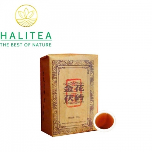 Hắc Trà Kim Hoa Hồ Nam An Hoá 2015 – Bánh 220g