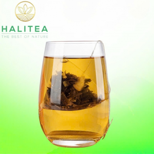 Hồng Trà Chanh HALITEA Túi Tam Giác Hộp Thiếc 150gr/ hộp/ 50 túi