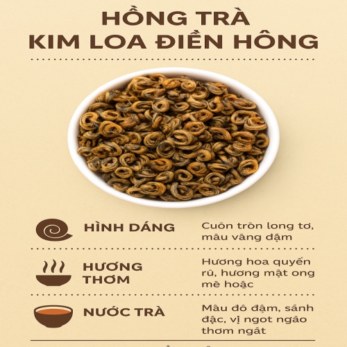 Hồng Trà Kim Loa Điền Hồng Vân Nam Cao Cấp – Hũ Pet 250gr