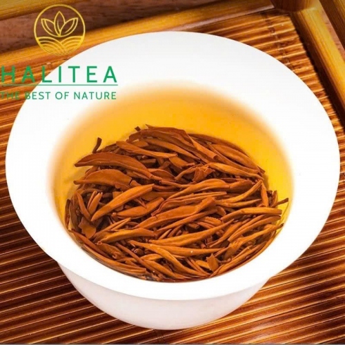 Hồng Trà Kim Tuấn Mi Cống Phẩm – Hộp Quà Kim Hoàng 250g