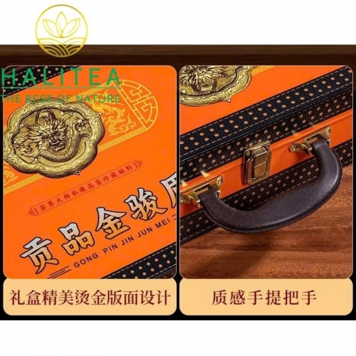 Hồng Trà Kim Tuấn Mi Cống Phẩm – Hộp Quà Kim Hoàng 250g