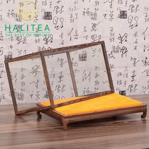 Hộp Kính Trưng Ấm Trà Hình Trụ Cao 19cm