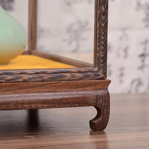 Hộp Kính Trưng Ấm Trà Hình Trụ Cao 21cm