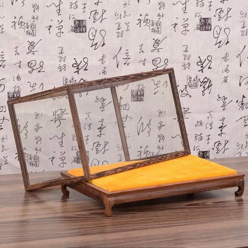 Hộp Kính Trưng Ấm Trà Hình Trụ Cao 21cm