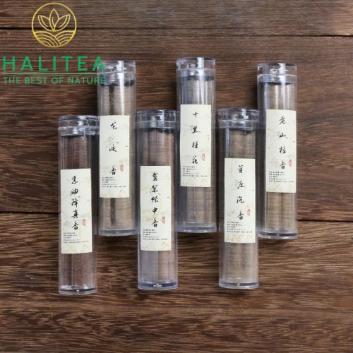 Hộp Nhang Trầm Đàn Hương Hình Vân Mây 42 Khoanh