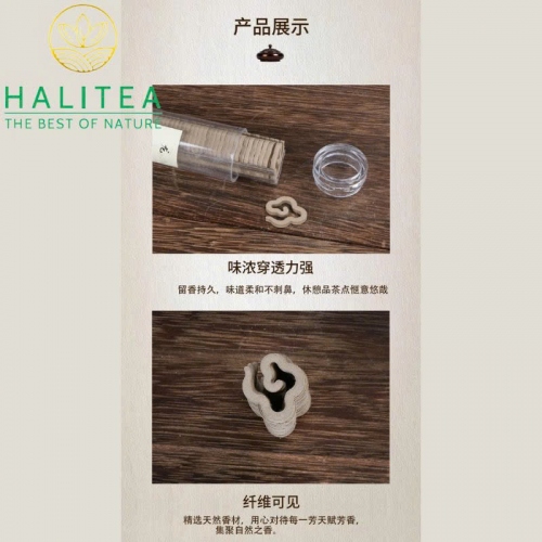 Hộp Nhang Trầm Đàn Hương Hình Vân Mây 42 Khoanh