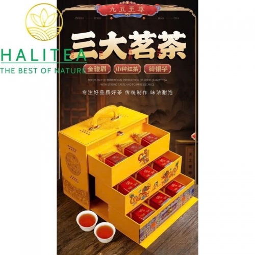 Hộp Quà Hoàng Gia Tam Đại Danh Trà Cửu Ngũ Chí Tôn