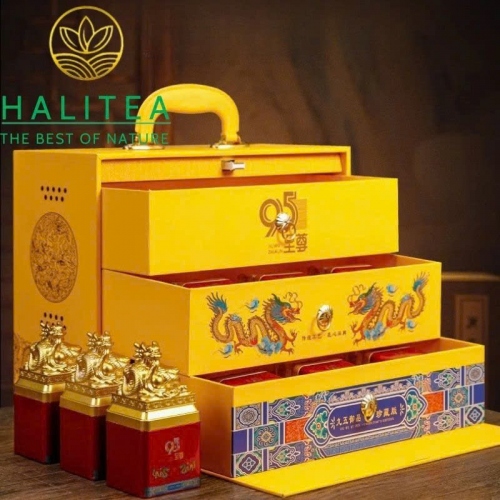 Hộp Quà Hoàng Gia Tam Đại Danh Trà Cửu Ngũ Chí Tôn