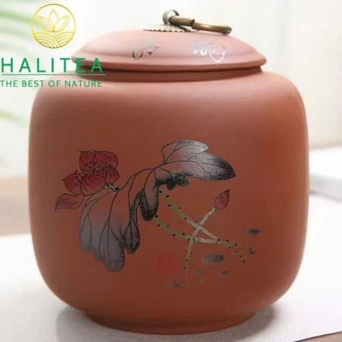 Hũ Đựng Trà Tử Nê Nắp Kín 650ml