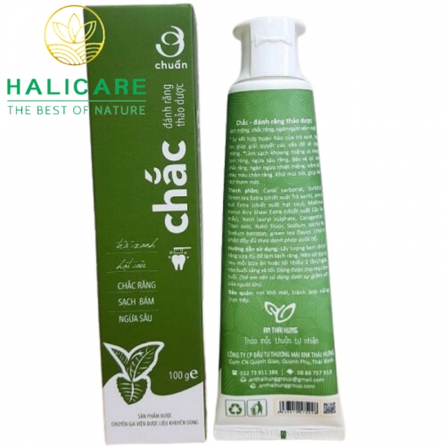 Kem Đánh Răng Thảo Dược Thiên Nhiên Chắc Tuýp 100g