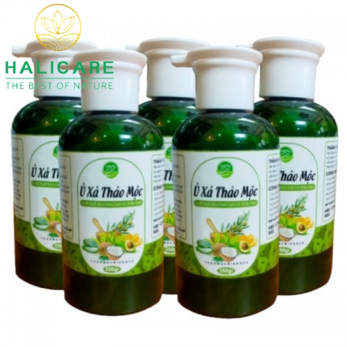 Kem Ủ Xả Tóc Thảo Mộc HaliCare Mềm, Mượt Hoàn Toàn Tự Nhiên Chai 350gr