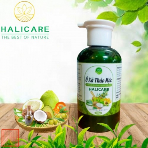 Kem Ủ Xả Tóc Thảo Mộc HaliCare Mềm, Mượt Hoàn Toàn Tự Nhiên Chai 350gr