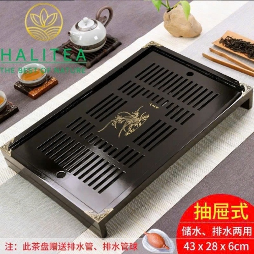 Khay Trà Bằng Gỗ Cao Cấp KT:43x27x5,5cm
