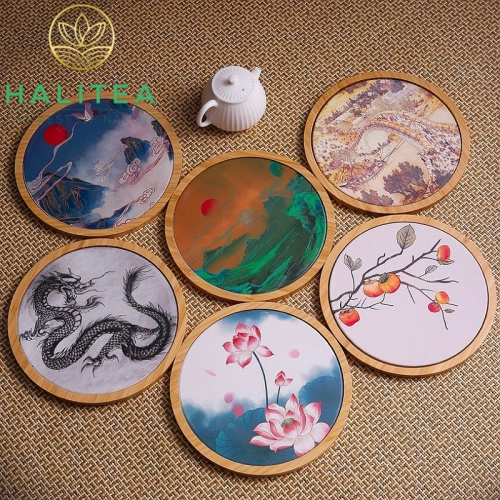 Khay Trà Đá Thấm Thuỷ Tròn Cao Cấp 20cm