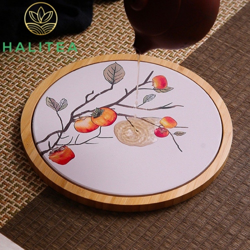 Khay Trà Đá Thấm Thuỷ Tròn Cao Cấp 20cm