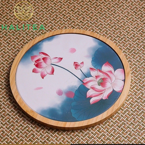 Khay Trà Đá Thấm Thuỷ Tròn Cao Cấp 20cm