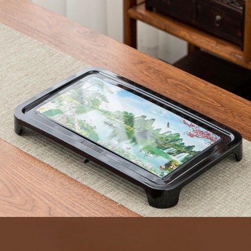 Khay Trà Đổi Màu Cảnh Thiên Nhiên KT: 46X28cm
