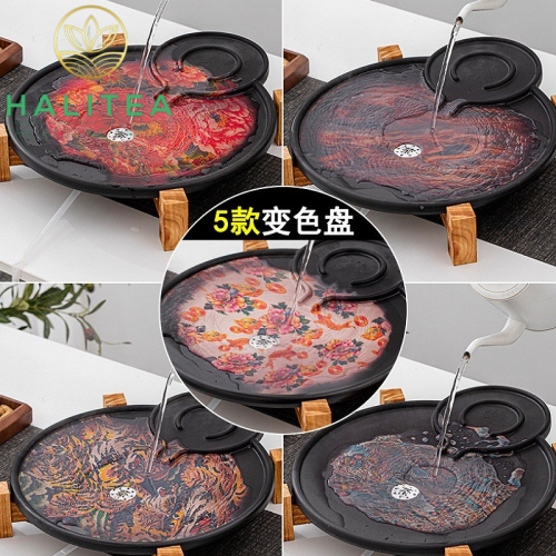 Khay Trà Đổi Màu Kỳ Lân Cát Tường KT: 41x35cm