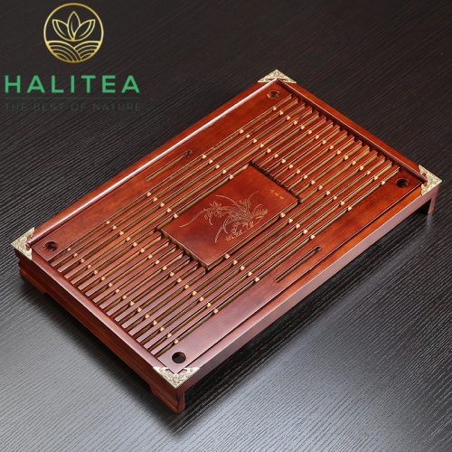 Khay Trà Gỗ Tiện Lợi KT:43x27x5,5cm