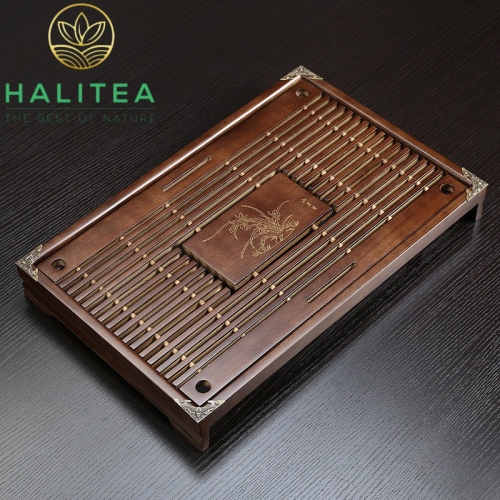 Khay Trà Gỗ Tiện Lợi KT:43x27x5,5cm