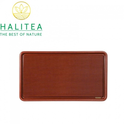 Khay Trà Phíp Bakelite 70x40cm Cao Cấp, Màu Nâu Đỏ, Thoát Nước Nhanh