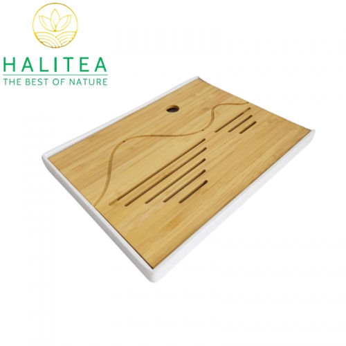 Khay Trà Tre Kết Hợp Nhựa Tiện Lợi Thanh Lịch K2519