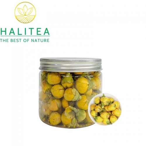 Kim Hoa Trà - Nụ Trà Hoa Vàng Sấy Lạnh Hũ 140g