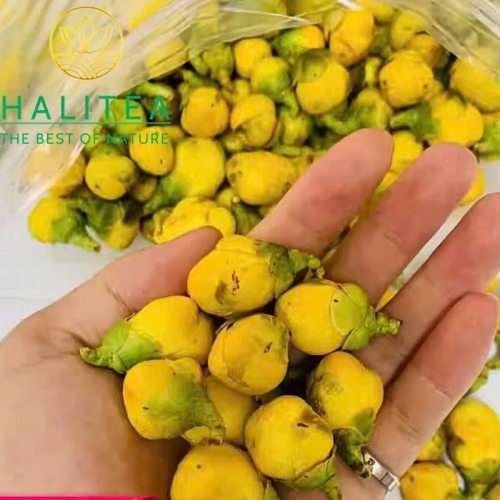 Kim Hoa Trà - Nụ Trà Hoa Vàng Sấy Lạnh Hũ 140g