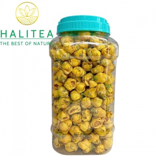 Kim Hoa Trà - Nụ Trà Hoa Vàng Sấy Lạnh Hũ 140g